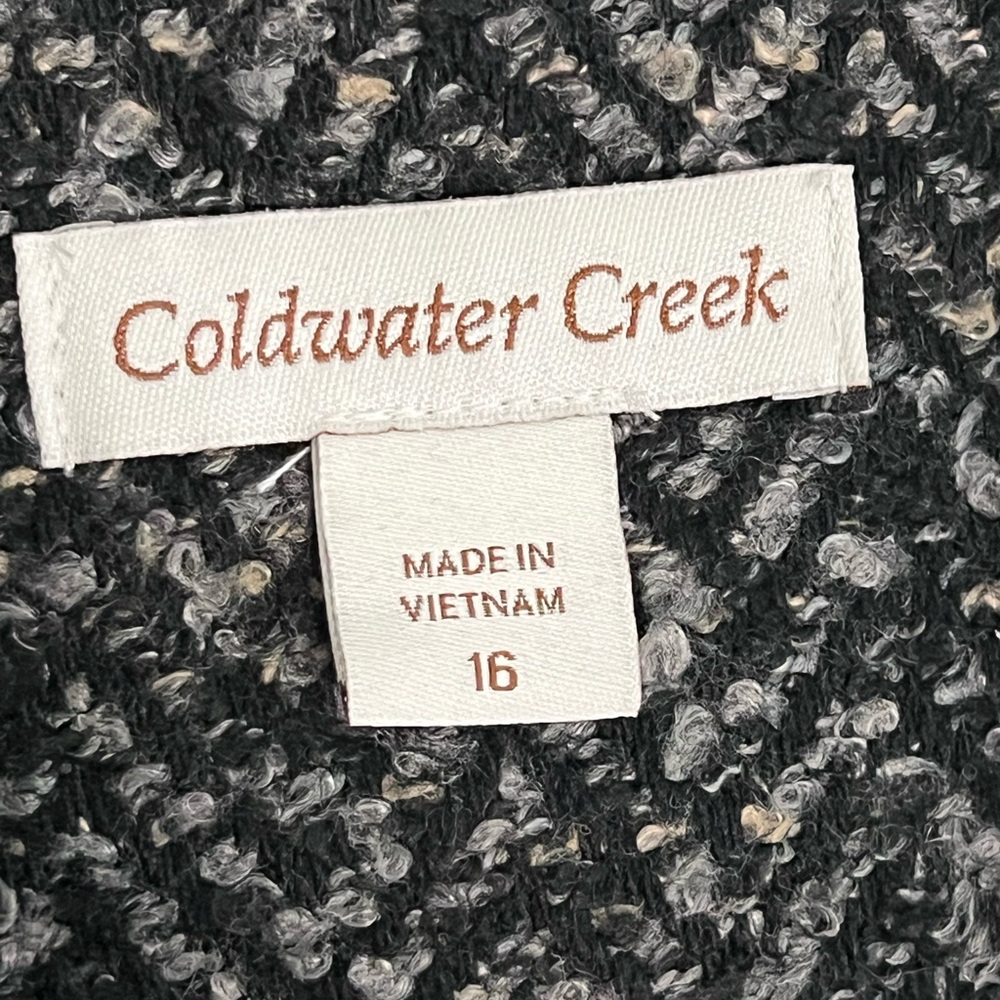 ColdWater Creek coat Jacket tweed size 16 - Picture 6 of 10